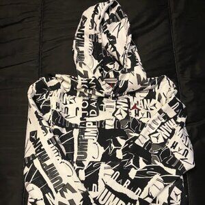 Air Jordan Hoodie, Size S, White and black